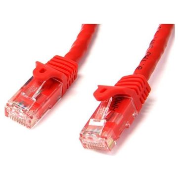 N6PATCH35RD - StarTech 35ft Cat6 Patch Cable Snagless RJ45 24AWG M M Red 