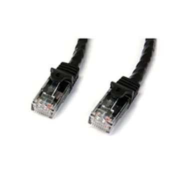 N6PATCH3BK - StarTech CB 3ft Cat6 Gigabit Snagless RJ45 UTP Patch Cable Black