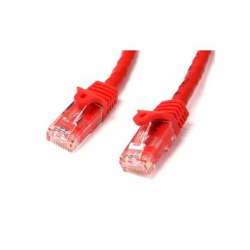 N6PATCH3RD - StarTech 3ft Cat6 Patch Cable with Snagless RJ45 Connectors Red 