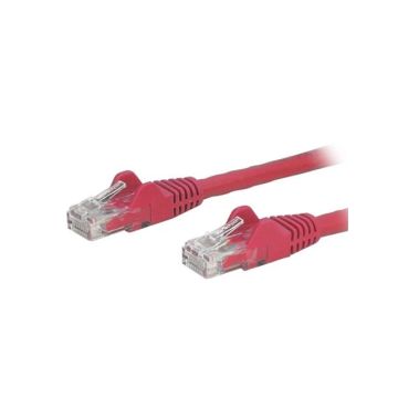 N6PATCH4RD - StarTech CB 4ft Cat6 Ethernet Patch Cable w Snagless RJ45 Red 