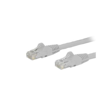 N6PATCH4WH - StarTech CB 4ft Cat6 Ethernet Patch Cable w Snagless RJ45 White 