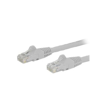 N6PATCH5WH - StarTech CB 5ft Cat6 Ethernet Patch Cable w Snagless RJ45 White 