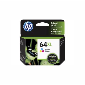 N9J91AN - HP 64XL High-Yield 415 Pages Cyan Magenta Yellow Ink Cartridge for ENVY Photo 6255 and 7155