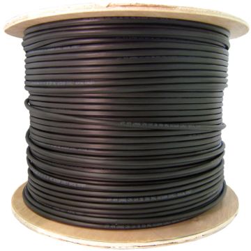 NC614-1000-BLACK - VCOM bulk cable - 1000 ft - black