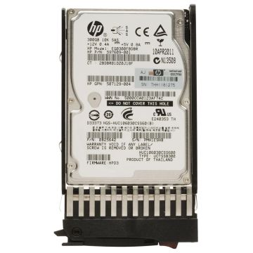OB25642 - HP 300GB 10000RPM SAS 6GB/s SC Enterprise 2.5-inch Hard Drive