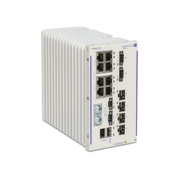 OS6465-P12 - Alcatel OmniSwitch 6465 8-Ports 10/100/1000BASE-T PoE+ Layer 3 DIN Rail-mountable Managed Compact Rugged Switch with 4-Ports SFP