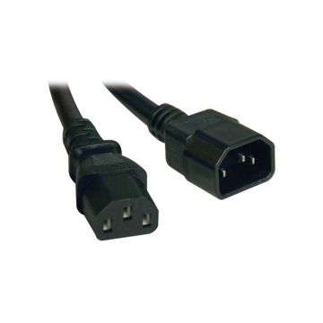 P004-008 - Tripp-Lite Tripp Lite Cable 8ft 18AWG Power cord IEC-320-C14 to IEC-320-C13