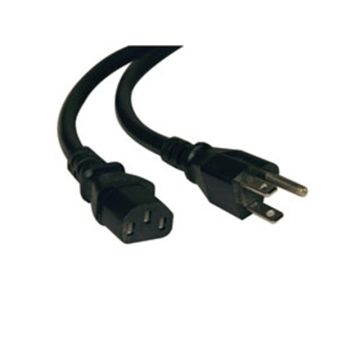 P006-003 - Tripp-Lite Tripp Lite Cable 3feet Power Cord 18AWG NEMA 5-15P to IEC-320-C13