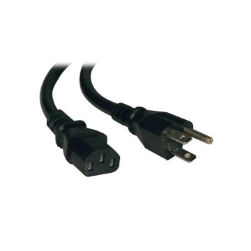 P006-025 - Tripp-Lite Tripp Lite Cable 25ft 18AWG Power cord NEMA 5-15P to IEC-320-C13