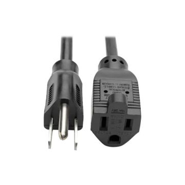 P022-003 - Tripp-Lite 3ft 18AWG Standard Power Extension Cord Black