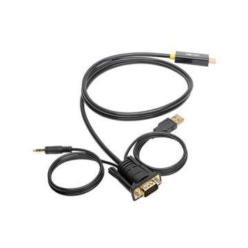 P116-006-HDMI-A - Tripp Lite Vga To Hdmi Adapter Converter Cable W Audio & Usb Power 1080P 6Ft
