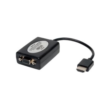 P131-06N - Tripp-Lite Tripp Lite Accessory 6in HDMI to VGA + Audio Adapter