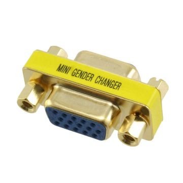 P158-000 - Tripp Lite Compact / Slimline Gold Vga Video Gender Changer Connector M/M