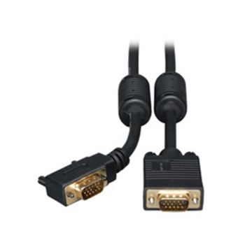 P502-003-RA - Tripp-Lite Tripp-lite Cable 3ft VGA Coax Right-Angle Monitor Cable HD15 M M