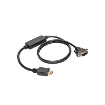 P566-010-VGA - Tripp Lite Hdmi To Vga Cable, Active Converter Cable (Hdmi To Low-Profile Hd15 M/M), 10-Ft.