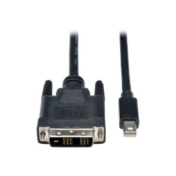 P586-006-DVI - Tripp-Lite Trip Lite Cable 6ft Mini Displayport to DVI Adapter Black