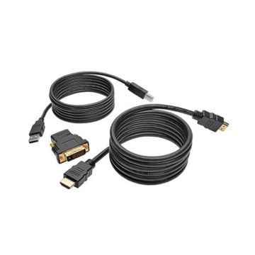 P782-006-DH - Tripp Lite Hdmi/Dvi/Usb Kvm Cable Kit, 6 Ft.Side A - Connector 1 Hdmi (Female); Hdmi (Male)