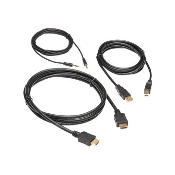 P782-006-HA - Tripp Lite Hdmi Kvm Cable Kit - Hdmi, Usb, 3.5 Mm Audio (M/M) - 4K, 6 Ft., Black