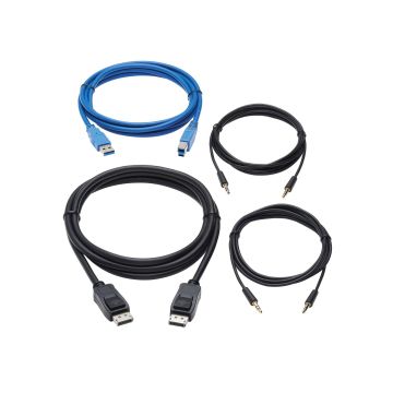 P785-DPKIT10 - Tripp Lite Displayport Kvm Cable Kit B005-Dpua2-K And B005-Dpua4 4K 10Ft