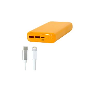 PBYLLGN - Jar Systems Adapt4 Active Charge Upgrade With Apple Lightning Connectors - 4X 20,000 Mah Yel