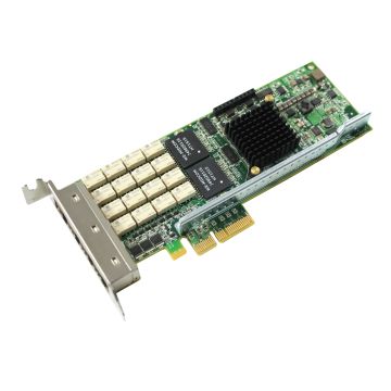 PE2G4BPI35L-SD - Silicom Quad-Port 1Gbps Ethernet PCI-Express 2.1 x4 Low Profile Network Adapter