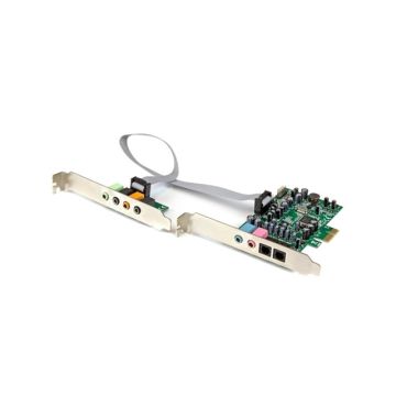 PEXSOUND7CH - StarTech 7.1 Channel Sound Card PCI Express 24-bit 192KHz 