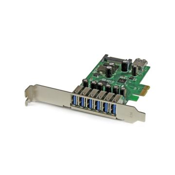 PEXUSB3S7 - StarTech 7PT PCI Express USB3.0 Card Standard and Low-Profile 