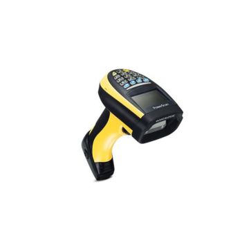 PM9100-DK433RB - Datalogic PowerScan PM9100 1D-Linear Imager Standard Range USB, Serial, Keyboard Wedge, RF 433MHz 16-Key Display Handheld Rugged Industrial Barcode Scanner