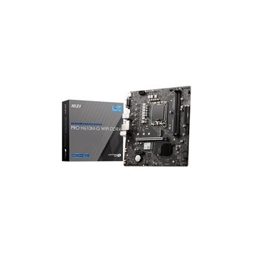 PROH610MGD4WIFI - MSI MB PRO H610M-G WIFI DDR4 H610 Socket1700 Max64GB DDR4 mATX 