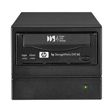 Q1554A - HP StorageWorks 20GB (Native)/40GB (Compressed) DAT40e 4mm SCSI LVD External Tape Drive (Carbon)