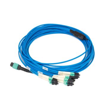 Q1H68A - HPE Premier Flex 30m MPO to 4x LC Connector Splitter Fibre Optic Cable