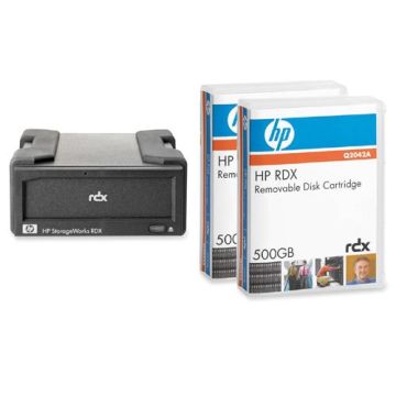 Q2042AA - HP RDX Cartridge Hard Drive with Docking Station 500GB USB External