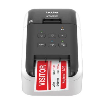 QL810WC - Brother High-Speed Professional 300 x 600 dpi 13.5ppm USB, Bluetooth, Wireless Direct Thermal Label Printer