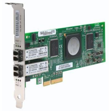 QLE2462 - QLogic 4GB/s Dual Port PCI Express Fibre Channel Host Bus Adapter Card with Standard Bracket