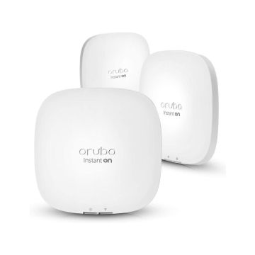 R4H28A - HPE Aruba R4W01A#ABA Instant On AP22 (US) 2x2 Wi-Fi 6 Indoor Access Point (3-Pack)
