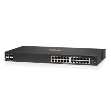 R8N88A - HPE Aruba CX 6000 Series 24-Ports 10/100/1000BASE-T Ethernet Layer 2 Rack-mountable Managed Network Switch with 4-Ports SFP