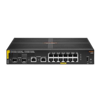 R8N89A - HP Aruba CX 6000 Series 12-Ports 10/100/1000BASE-T Class4 Ethernet Layer 2 Rack-mountable Managed Network Switch with 2-Ports SFP