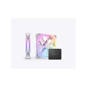 RF-D14DF-W1 - NZXT Fan F140 RGB DUO 2x140mm Fan FDB 4-pin PWM White