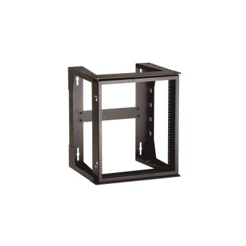 RM070A-R3 - Black Box Wallmount Rack - 12U, 12-24, Tapped Rails Holes, 75-Lb. Capacity, Gsa, Taa
