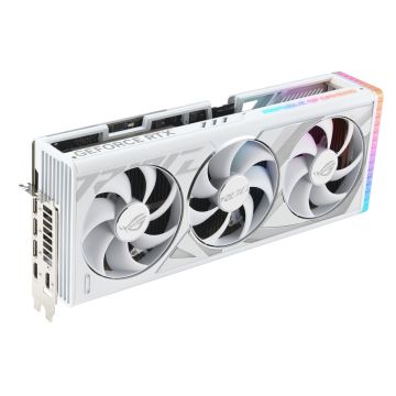 ROG-STRIX-RTX4090-O24G-WHITE - Asus ROG Strix GeForce RTX 4090 White OC Edition 24GB GDDR6X 384-Bit PCI-Express 4.0 3x DisplayPort 2x HDMI Graphics Card