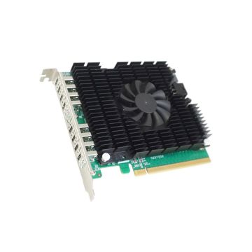 RU1488C - HighPoint CC RocketU 1488C 8PT PCIe3.0x16 USB3.2 20Gb s Controller