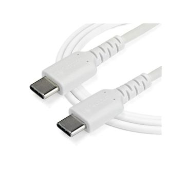 RUSB2CC1MW - Startech Aramid Fiber Shelters Durable Usb C To Usb C Charger Cable From Stress Of Bends