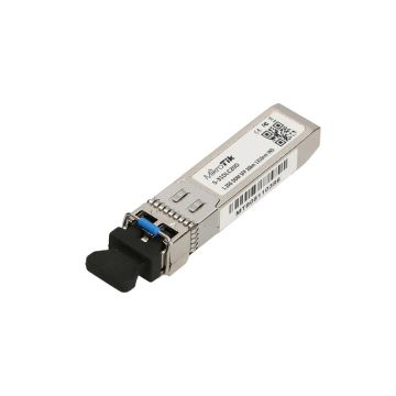 S-31DLC20D - MikroTik 1.25GbE Single-mode Fibre 20km 1310nm Duplex LC Connector SFP Transceiver Module