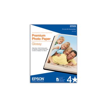 S041727 - Epson Epson Premium Resin Coated Glossy Photo Paper - Bright White - 4 In X 6 In - 100