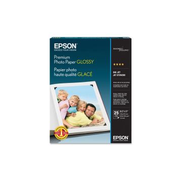 S042182 - Epson Ultra Prem Photo Ppr Glossy Letter 25 Sheets