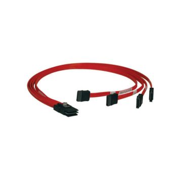 S508-18N - Tripp Lite 18In Internal Sas Cable 4-Lane Mini-Sas Sff-8087 To 4X Sata 7Pin 18 In