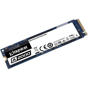 SA2000M8/250G - Kingston A2000 250GB PCI-Express 3.0 x4 NVMe 3D NAND TLC M.2 2280 Solid State Drive (SSD)