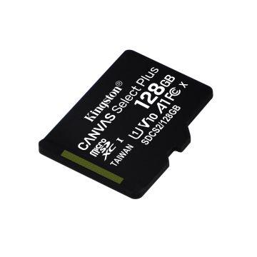 SDCS2/128GBSP - Kingston 128Gb Micsdxc Canvas Select Plus 100R A1 C10 Single Pack W/O Adp