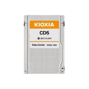 SDFPF84CAB01 - Kioxia CD5 DC Series 3.84TB PCI-Express 3.0 x4 NVMe (v1.3a) BiCS Flash TLC (AES-256 / SIE / PLP) U.2 2.5-inch Solid State Drive (SSD)