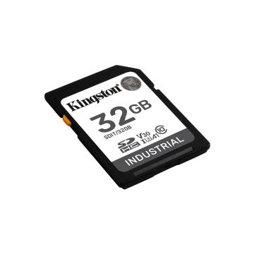SDIT/32GB - Kingston 32Gb Sdhc Industrial -40C To 85C C10 Uhs-I U3 V30 A1 Pslc